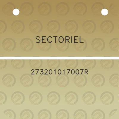 sectoriel-273201017007r