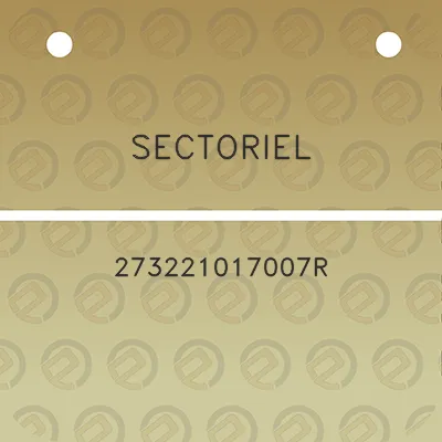 sectoriel-273221017007r