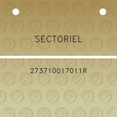 sectoriel-273710017011r