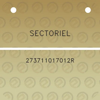 sectoriel-273711017012r