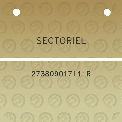 sectoriel-273809017111r