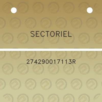 sectoriel-274290017113r