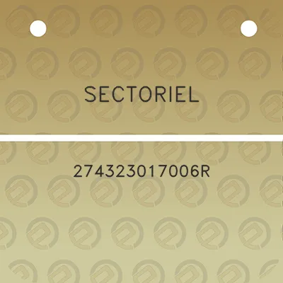 sectoriel-274323017006r