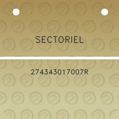 sectoriel-274343017007r