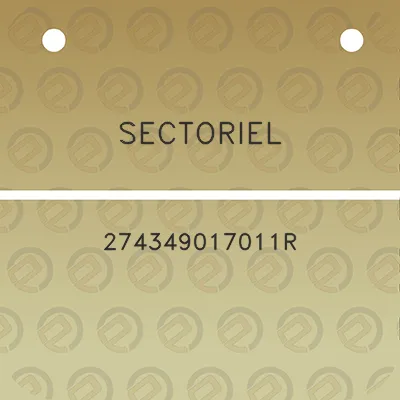 sectoriel-274349017011r