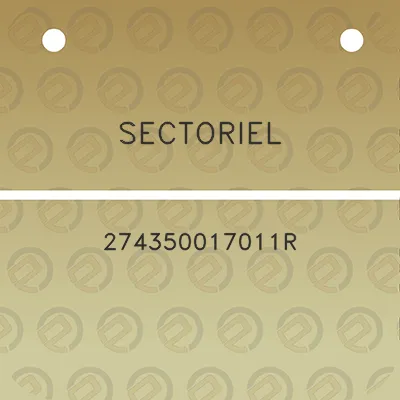 sectoriel-274350017011r