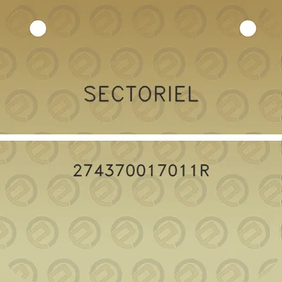 sectoriel-274370017011r