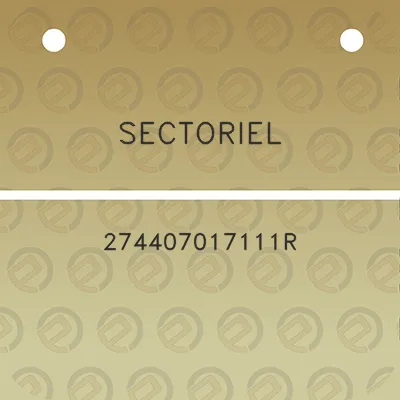 sectoriel-274407017111r