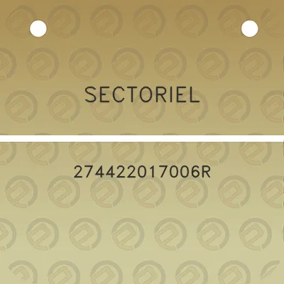 sectoriel-274422017006r