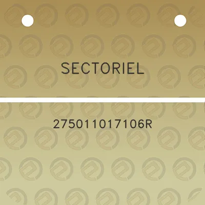 sectoriel-275011017106r