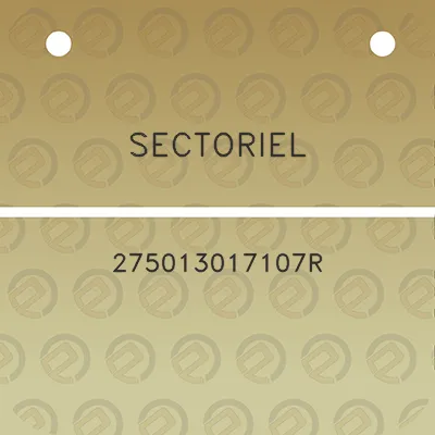 sectoriel-275013017107r