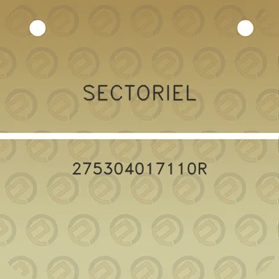 sectoriel-275304017110r