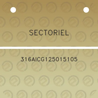 sectoriel-316aicg125015105