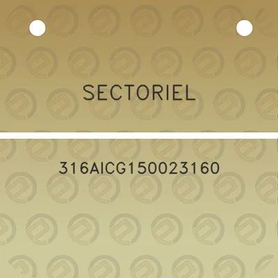 sectoriel-316aicg150023160