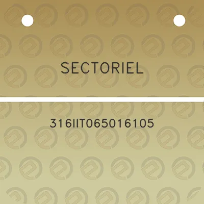 sectoriel-316iit065016105