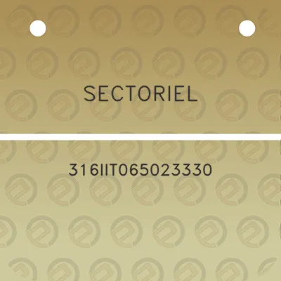 sectoriel-316iit065023330