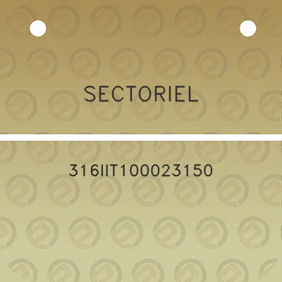 sectoriel-316iit100023150