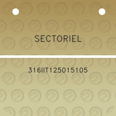 sectoriel-316iit125015105