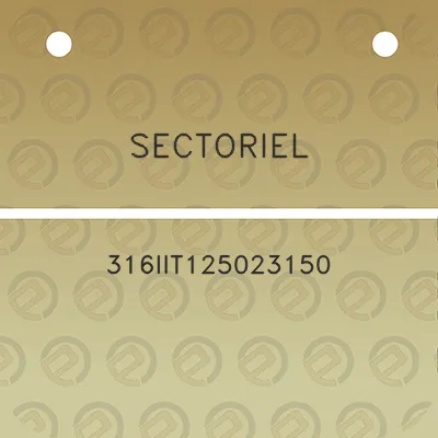 sectoriel-316iit125023150