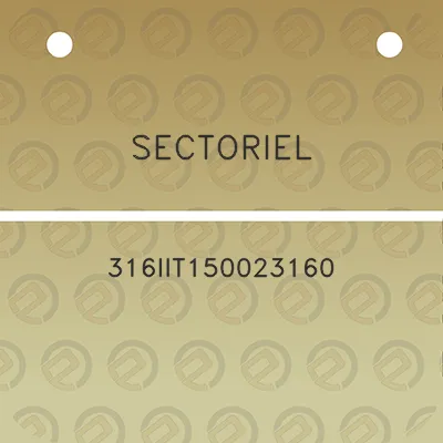 sectoriel-316iit150023160