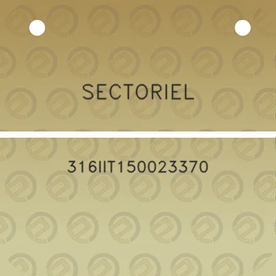 sectoriel-316iit150023370