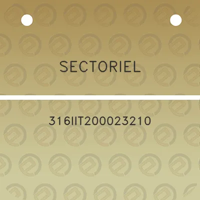 sectoriel-316iit200023210