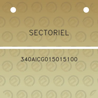 sectoriel-340aicg015015100