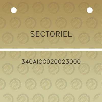 sectoriel-340aicg020023000