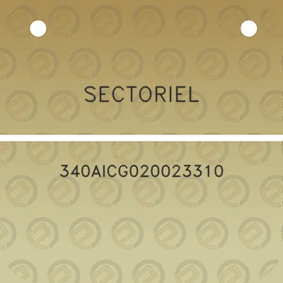 sectoriel-340aicg020023310