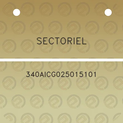 sectoriel-340aicg025015101