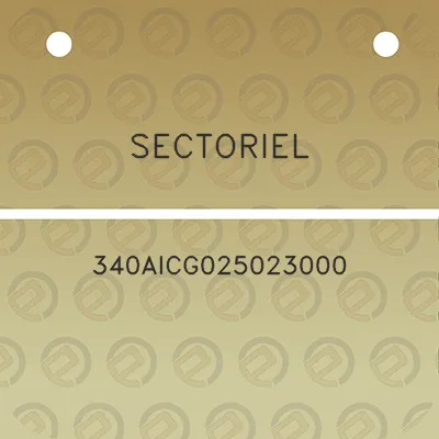 sectoriel-340aicg025023000