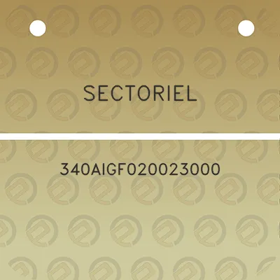 sectoriel-340aigf020023000