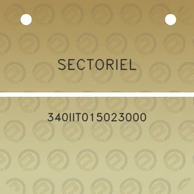 sectoriel-340iit015023000