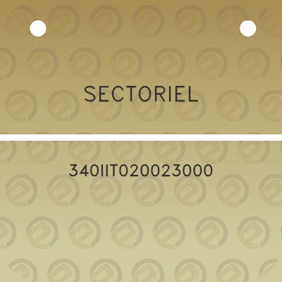 sectoriel-340iit020023000