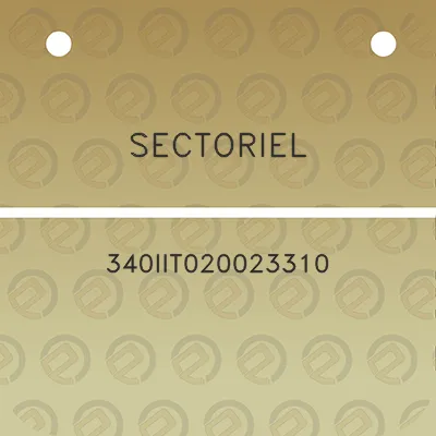 sectoriel-340iit020023310