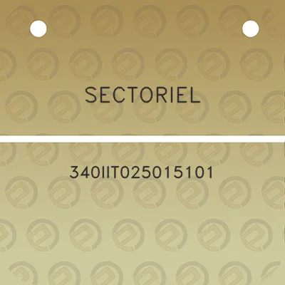 sectoriel-340iit025015101