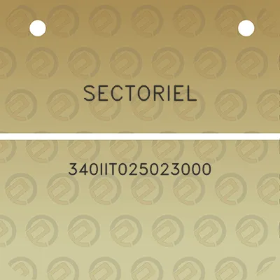 sectoriel-340iit025023000