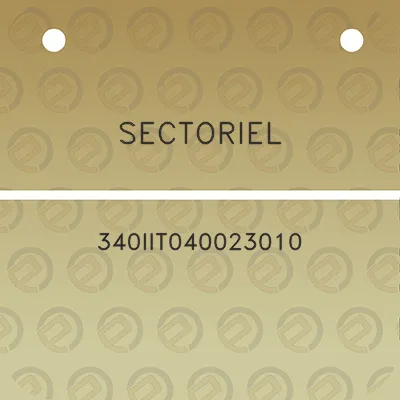 sectoriel-340iit040023010