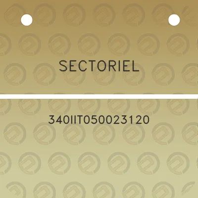 sectoriel-340iit050023120