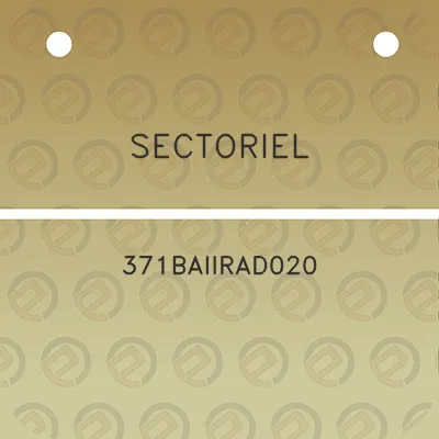 sectoriel-371baiirad020