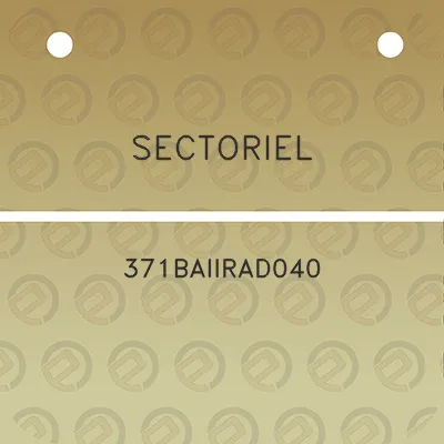 sectoriel-371baiirad040