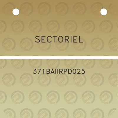 sectoriel-371baiirpd025