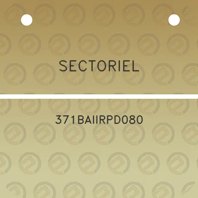 sectoriel-371baiirpd080