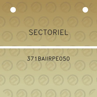 sectoriel-371baiirpe050