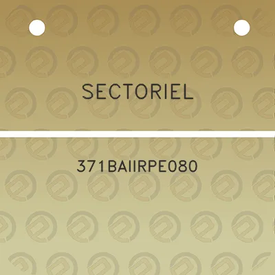 sectoriel-371baiirpe080