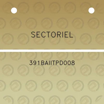 sectoriel-391baiitpd008