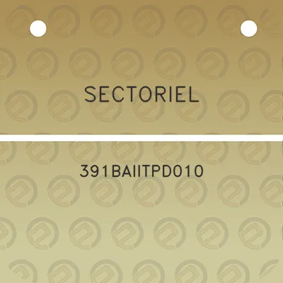 sectoriel-391baiitpd010