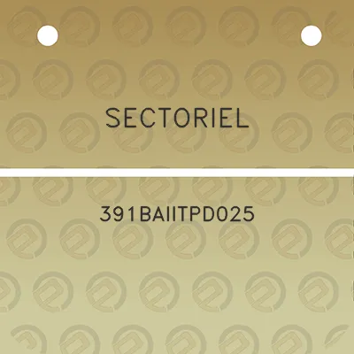 sectoriel-391baiitpd025