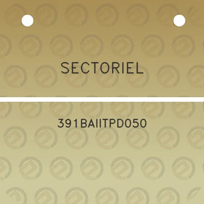 sectoriel-391baiitpd050