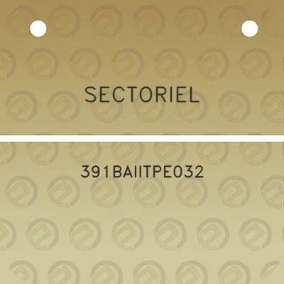 sectoriel-391baiitpe032